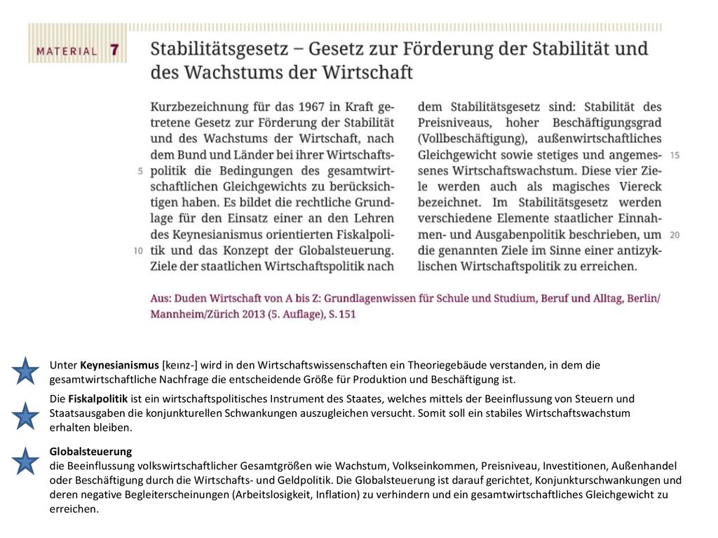 Unter Keynesianismus [keɪnz-] wird in den Wirtschaftswissenschaften ein Theoriegebäude verstanden, in dem die gesamtwirtschaftliche Nachfrage die entscheidende Größe für Produktion und Beschäftigung ist.