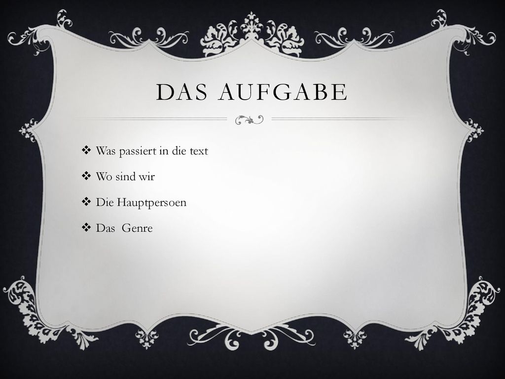 Das aufgabe Was passiert in die text Wo sind wir Die Hauptpersoen