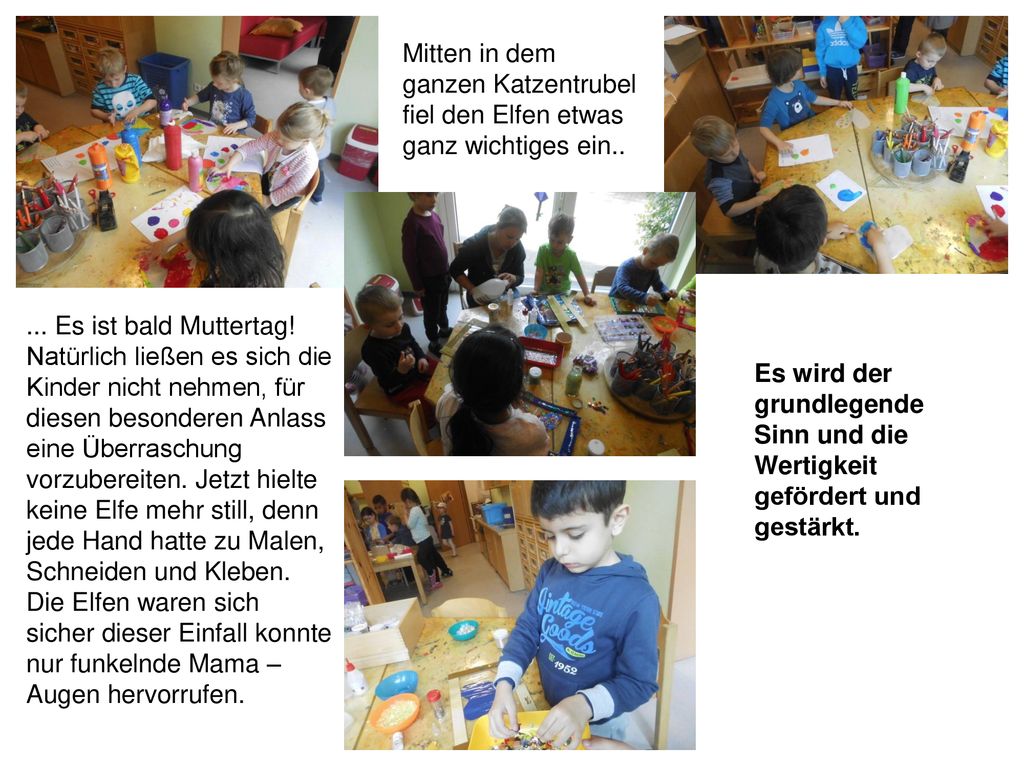 Mitten in dem ganzen Katzentrubel fiel den Elfen etwas ganz wichtiges ein..