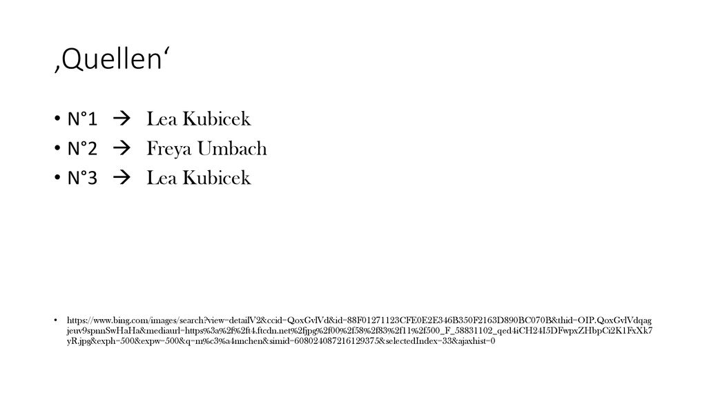 ‚Quellen‘ N°1  Lea Kubicek N°2  Freya Umbach N°3  Lea Kubicek