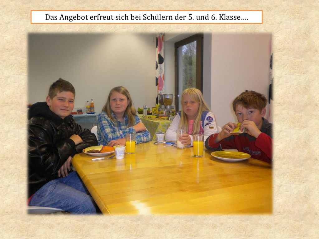 Das Angebot erfreut sich bei Schülern der 5. und 6. Klasse….