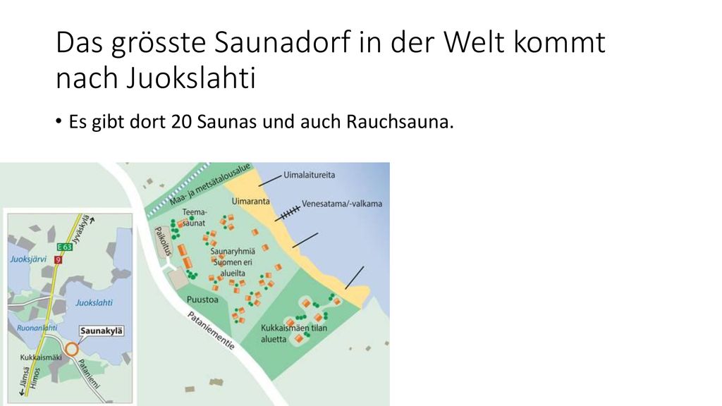 Das grösste Saunadorf in der Welt kommt nach Juokslahti