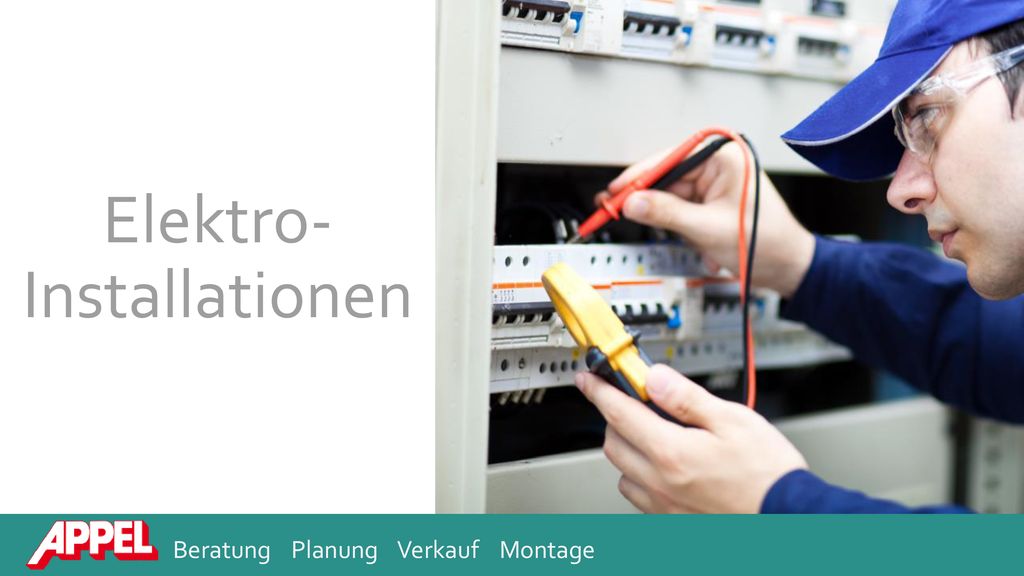 Elektro- Installationen Beratung Planung Verkauf Montage