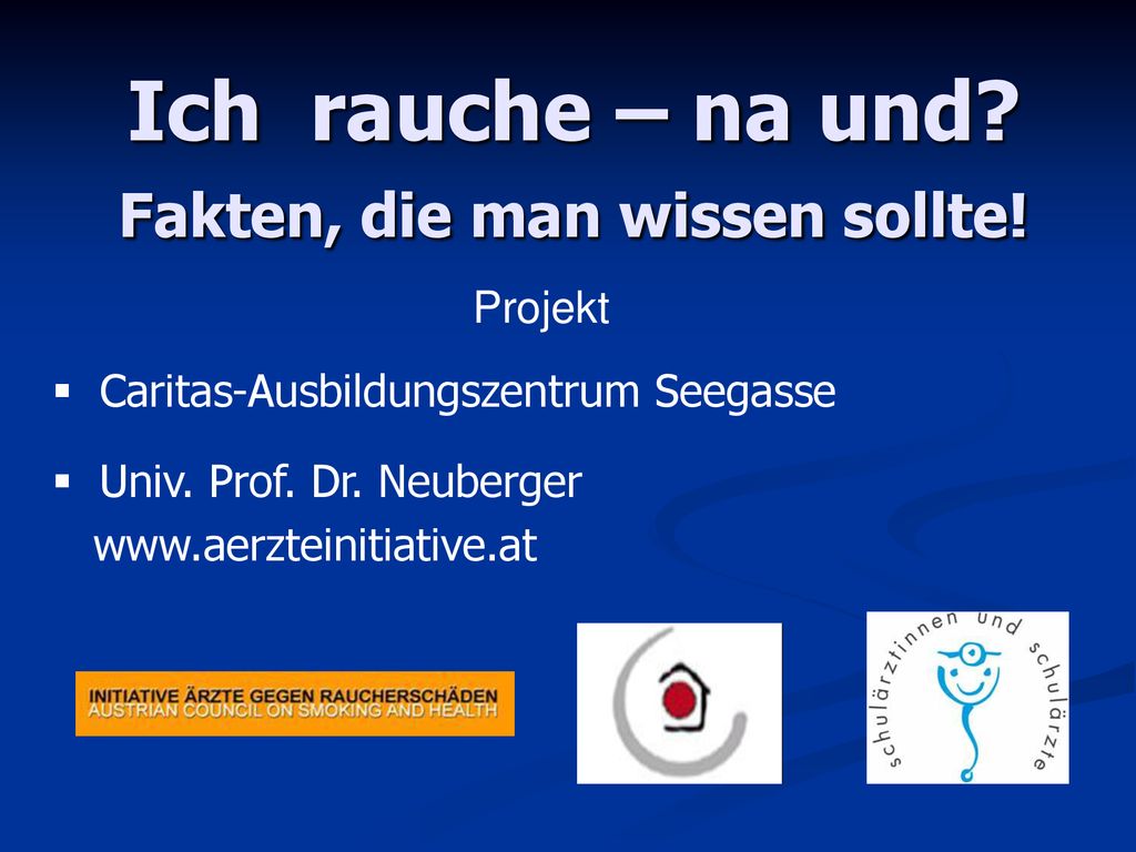 Ich rauche – na und Fakten, die man wissen sollte!