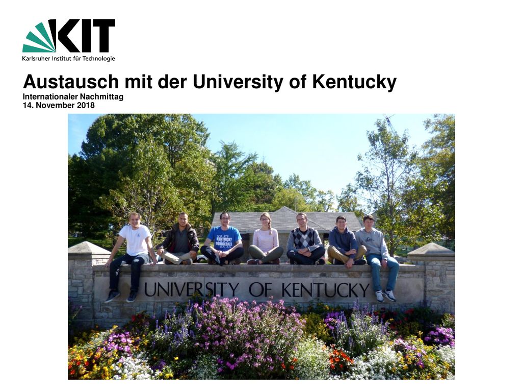 Austausch mit der University of Kentucky Internationaler Nachmittag 14