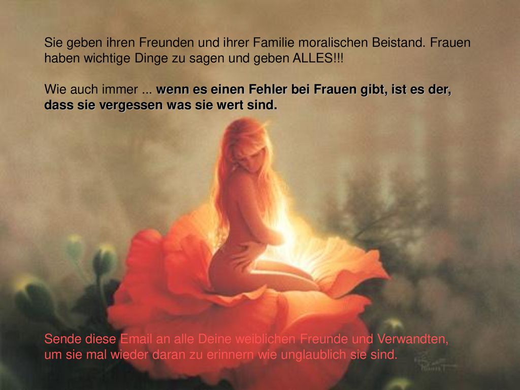 Sie geben ihren Freunden und ihrer Familie moralischen Beistand