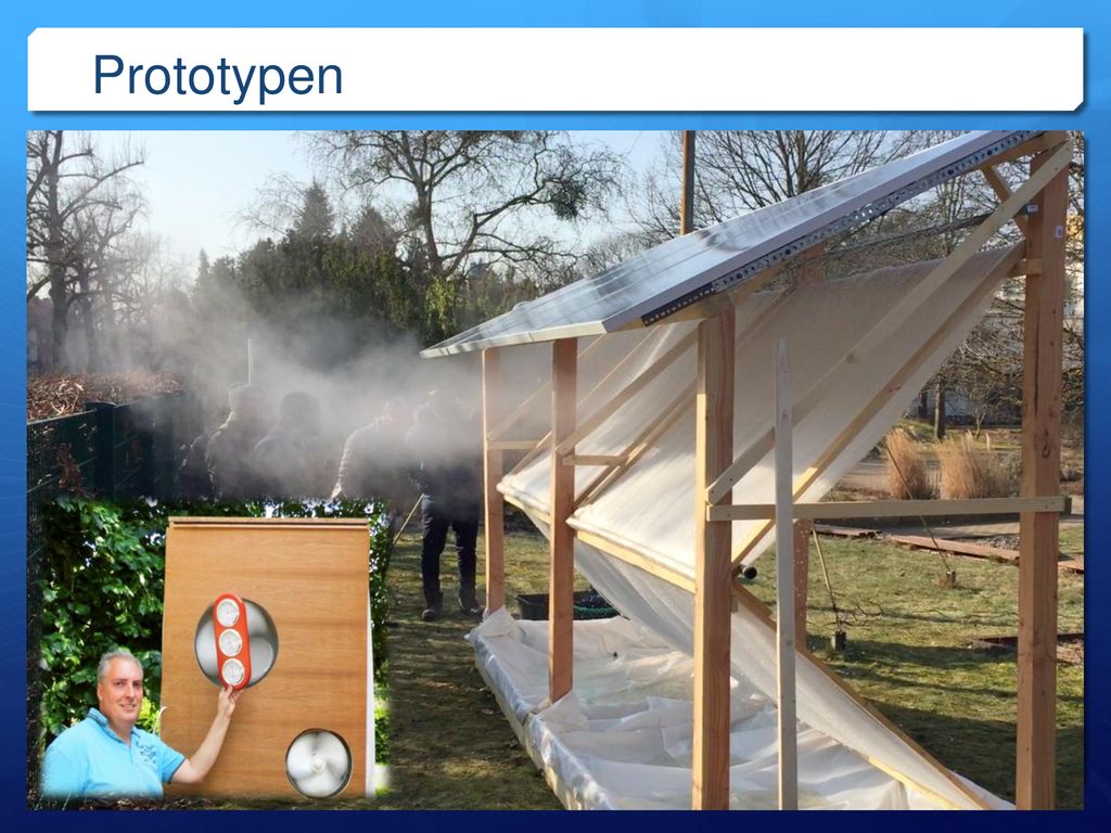 Prototypen Und so sieht das dann bei unserem Prototypen aus