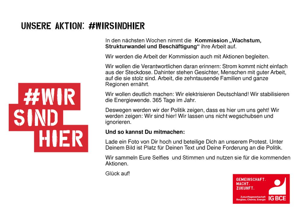 In den nächsten Wochen nimmt die Kommission „Wachstum, Strukturwandel und Beschäftigung ihre Arbeit auf.