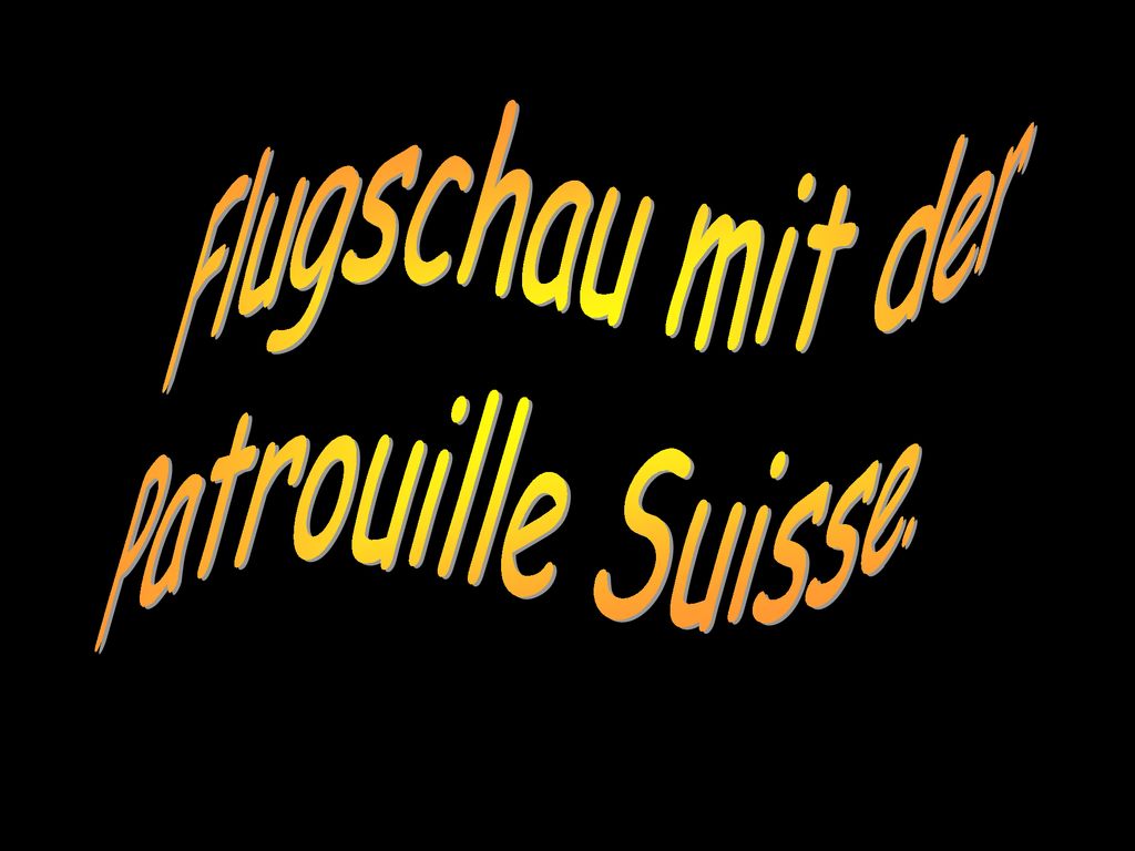 Flugschau mit der Patrouille Suisse. 9/12/2018 GP Productions