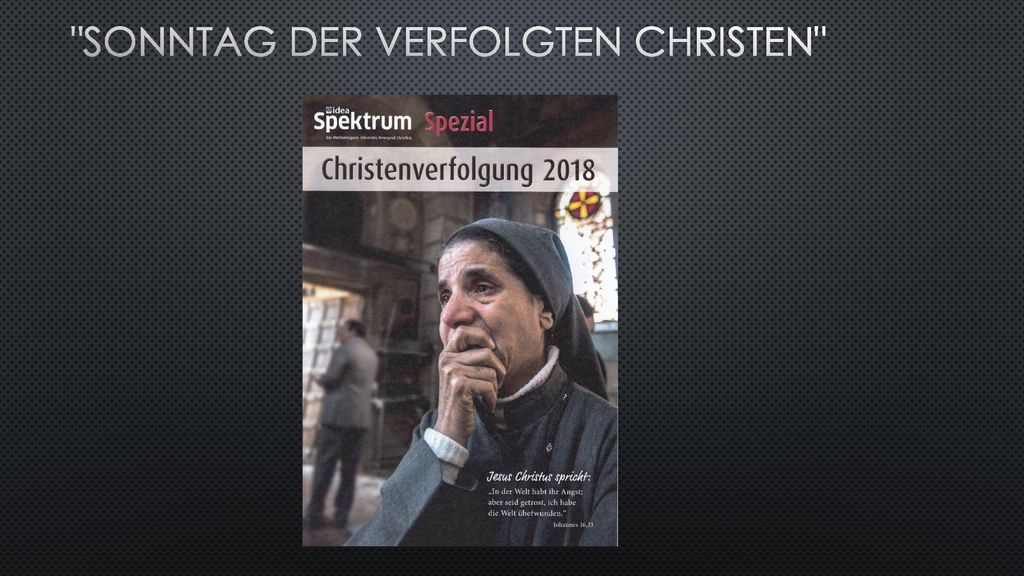 Sonntag der verfolgten Christen