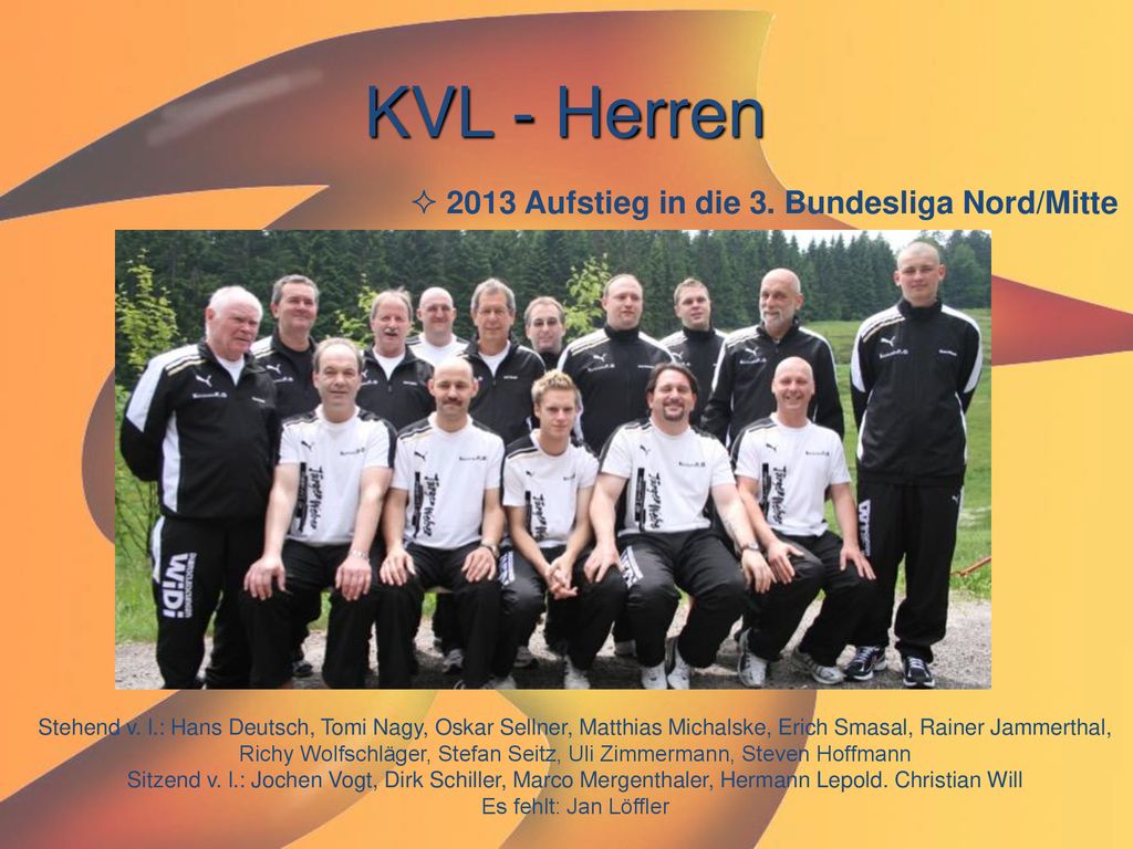KVL - Herren 2013 Aufstieg in die 3. Bundesliga Nord/Mitte