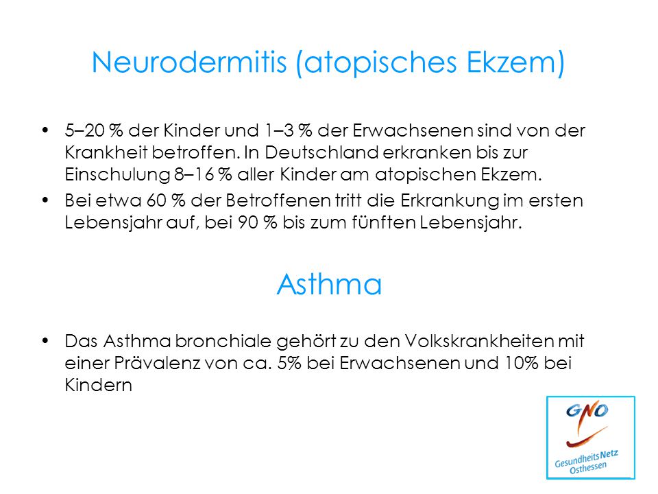 Neurodermitis (atopisches Ekzem)