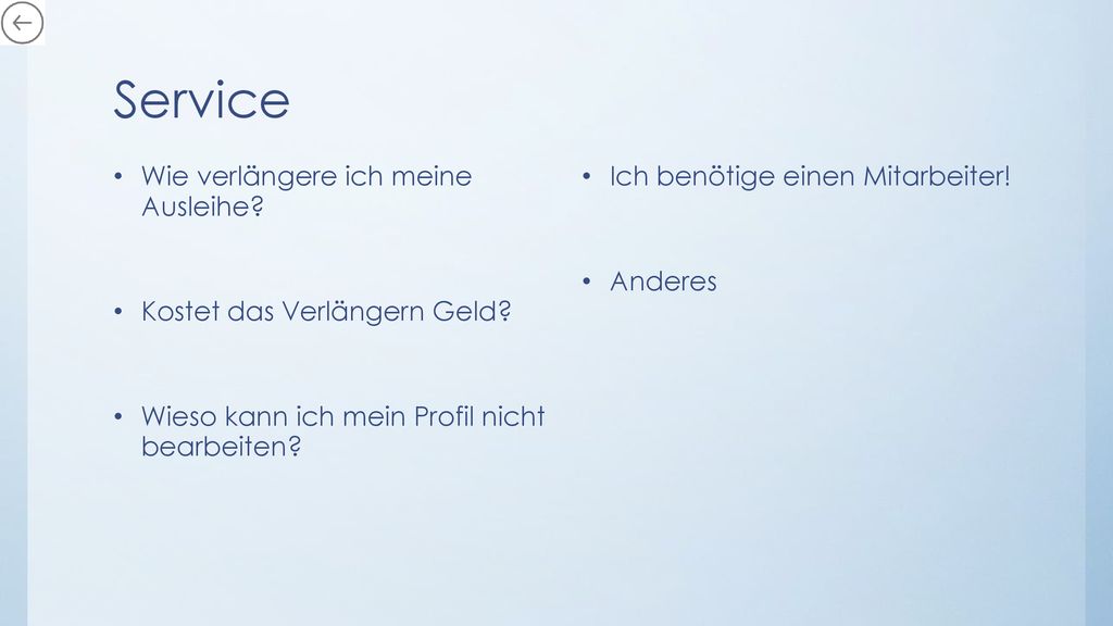 Service Wie verlängere ich meine Ausleihe Kostet das Verlängern Geld