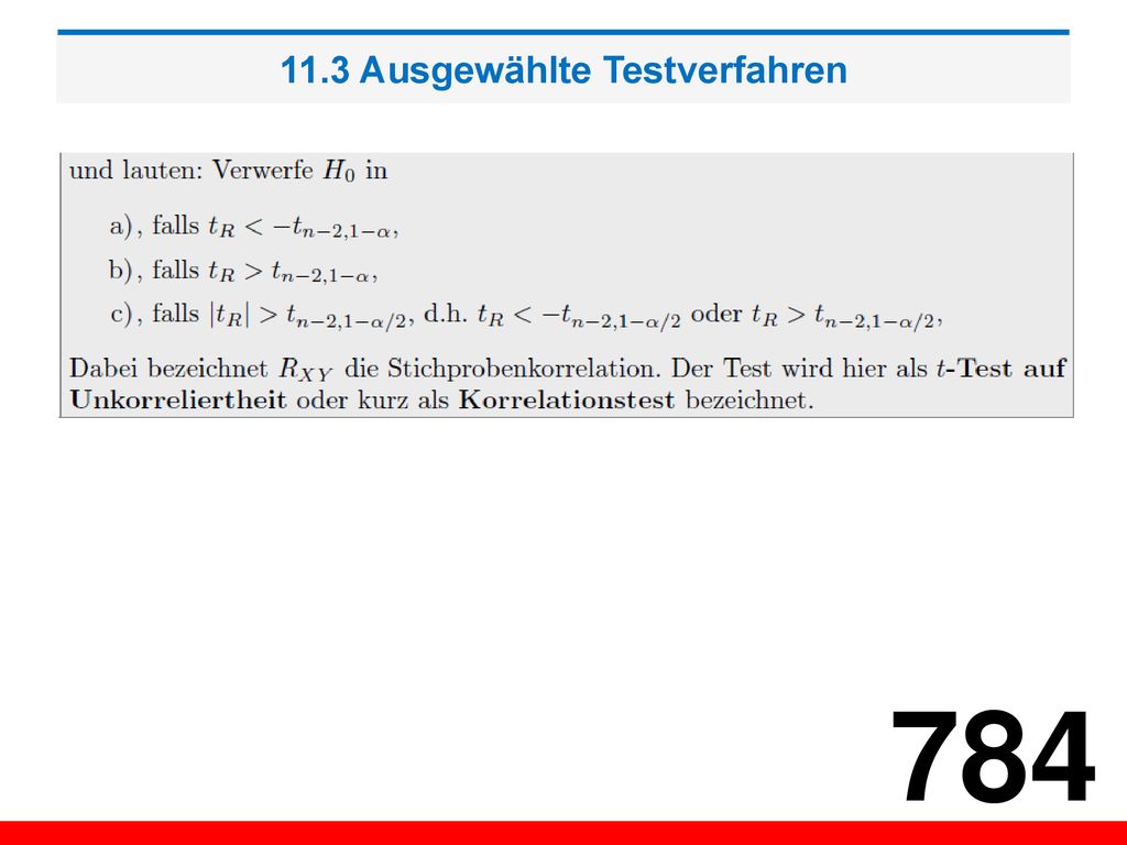 11.3 Ausgewählte Testverfahren