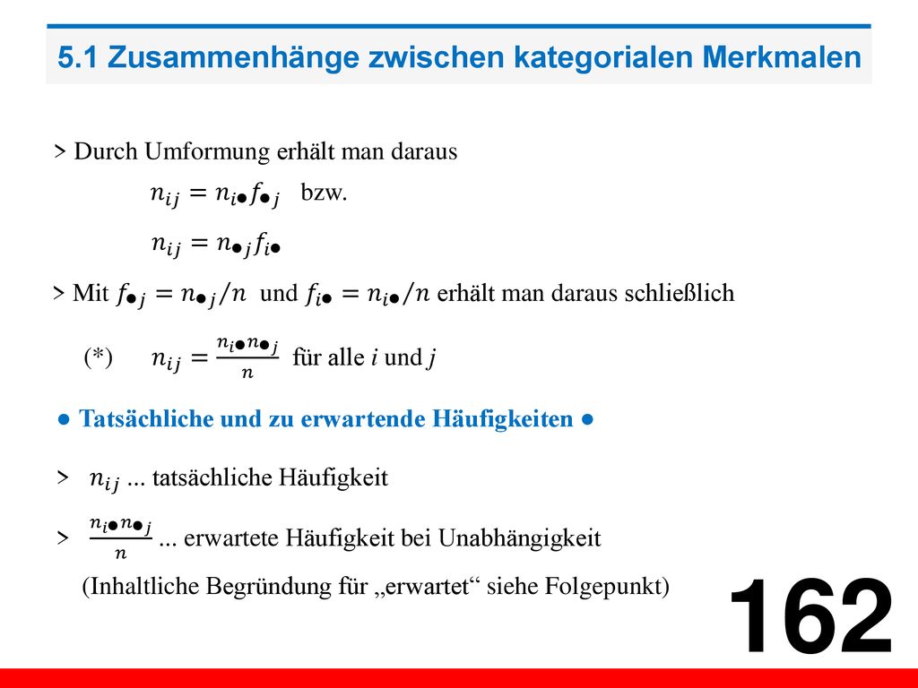 5.1 Zusammenhänge zwischen kategorialen Merkmalen