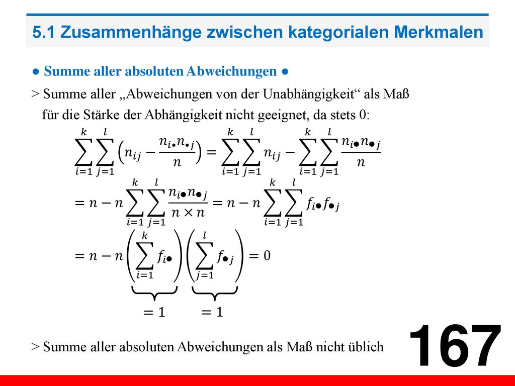 5.1 Zusammenhänge zwischen kategorialen Merkmalen