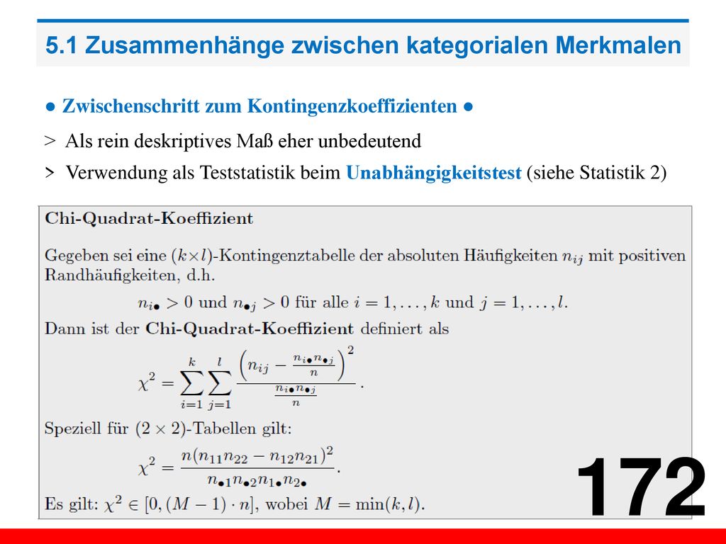 5.1 Zusammenhänge zwischen kategorialen Merkmalen