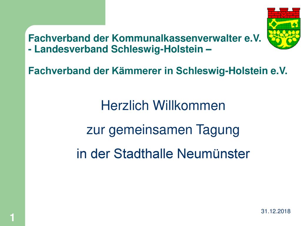 zur gemeinsamen Tagung in der Stadthalle Neumünster