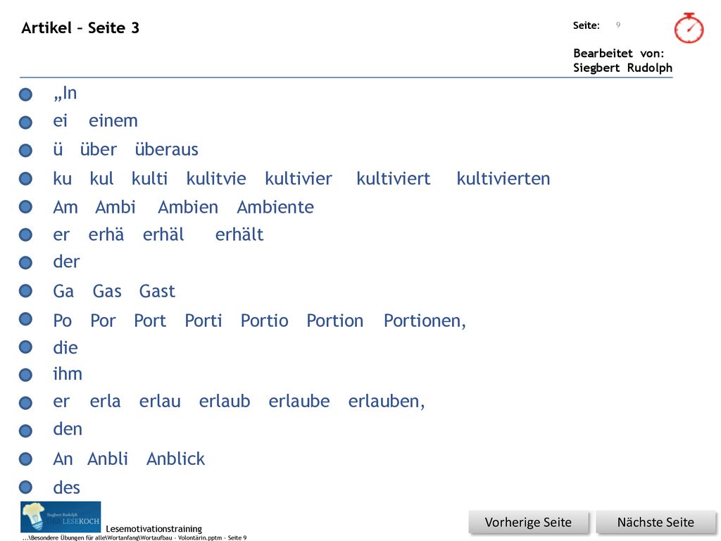 „In ei einem ü über überaus ku kul kulti kulitvie kultivier kultiviert