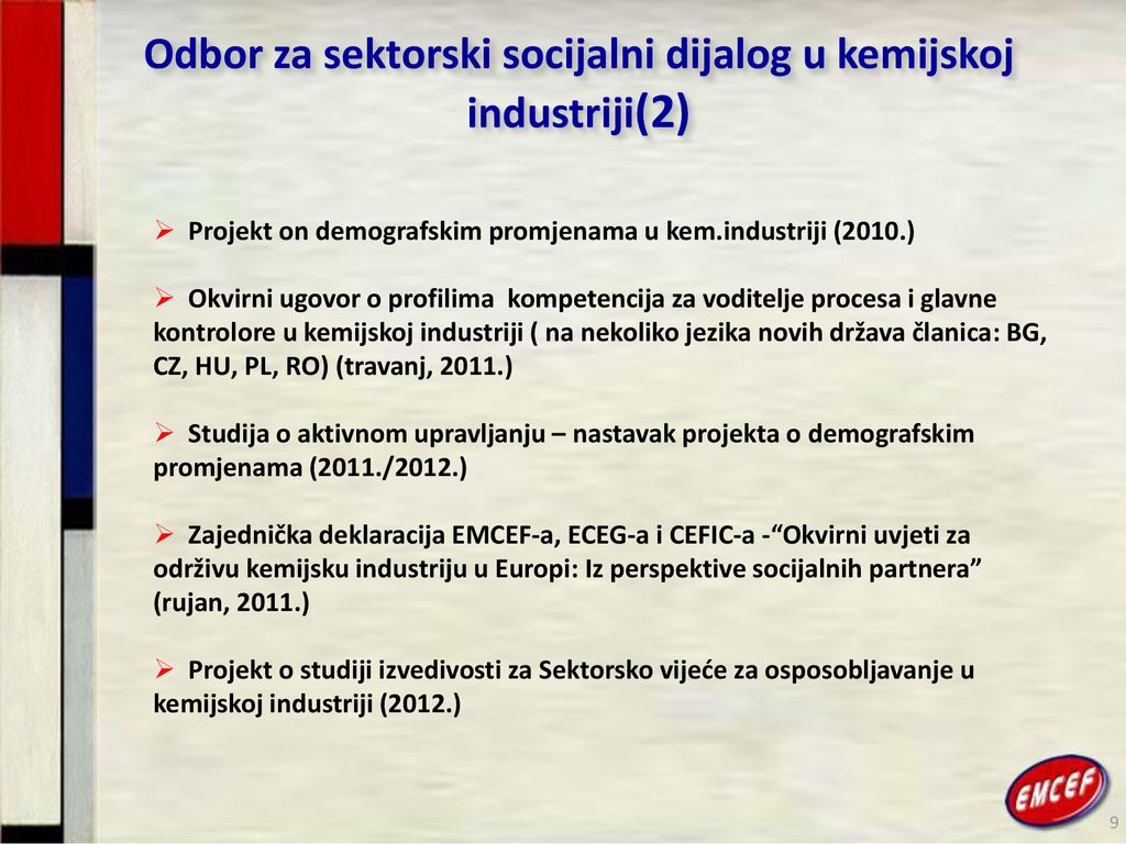Odbor za sektorski socijalni dijalog u kemijskoj industriji(2)