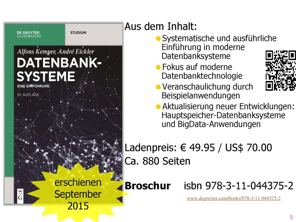 Aus dem Inhalt: Ladenpreis: € / US$ Ca. 880 Seiten