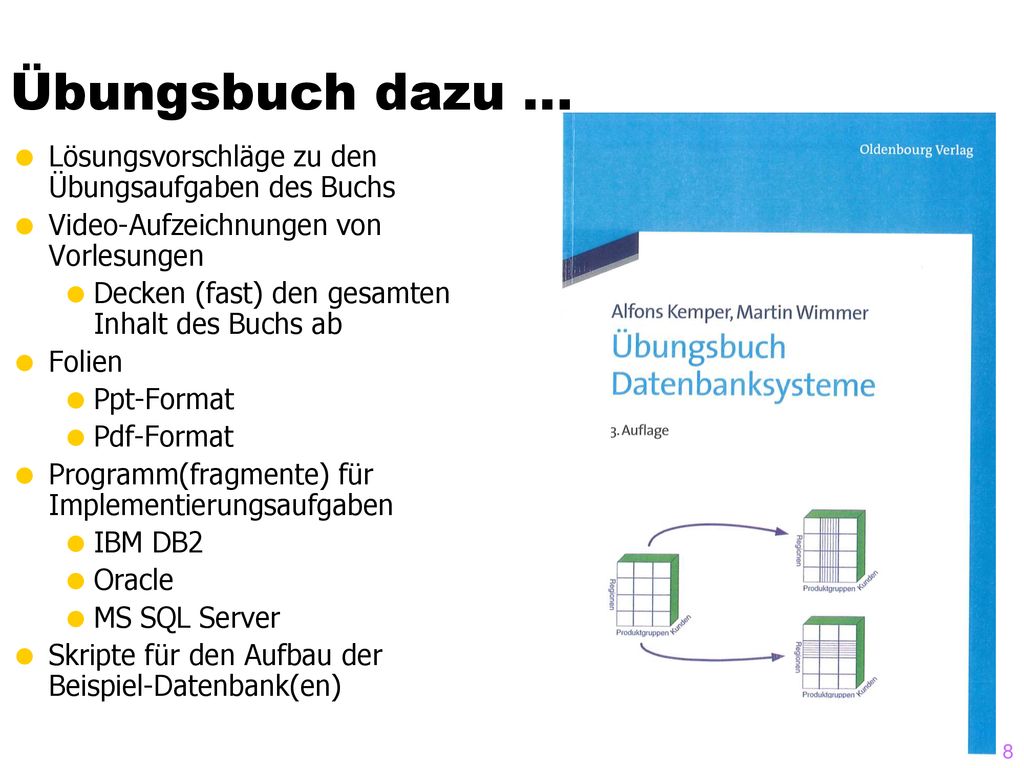 Übungsbuch dazu … Lösungsvorschläge zu den Übungsaufgaben des Buchs