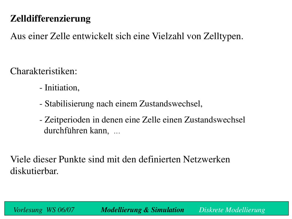 Aus einer Zelle entwickelt sich eine Vielzahl von Zelltypen.