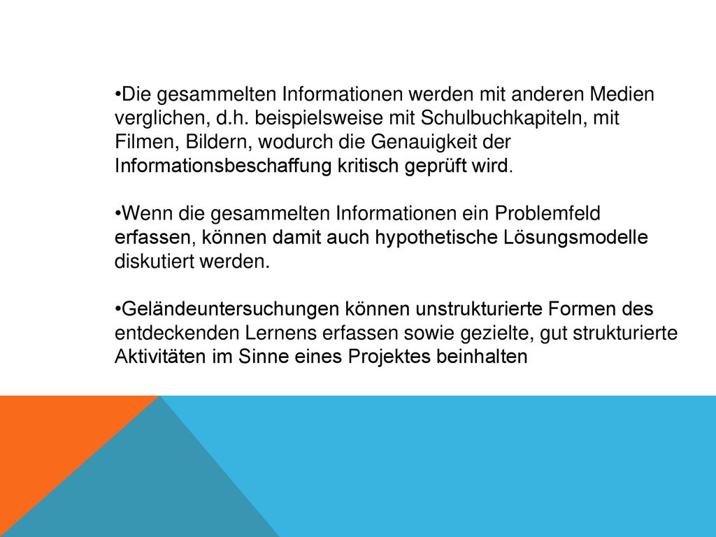 Die gesammelten Informationen werden mit anderen Medien verglichen, d