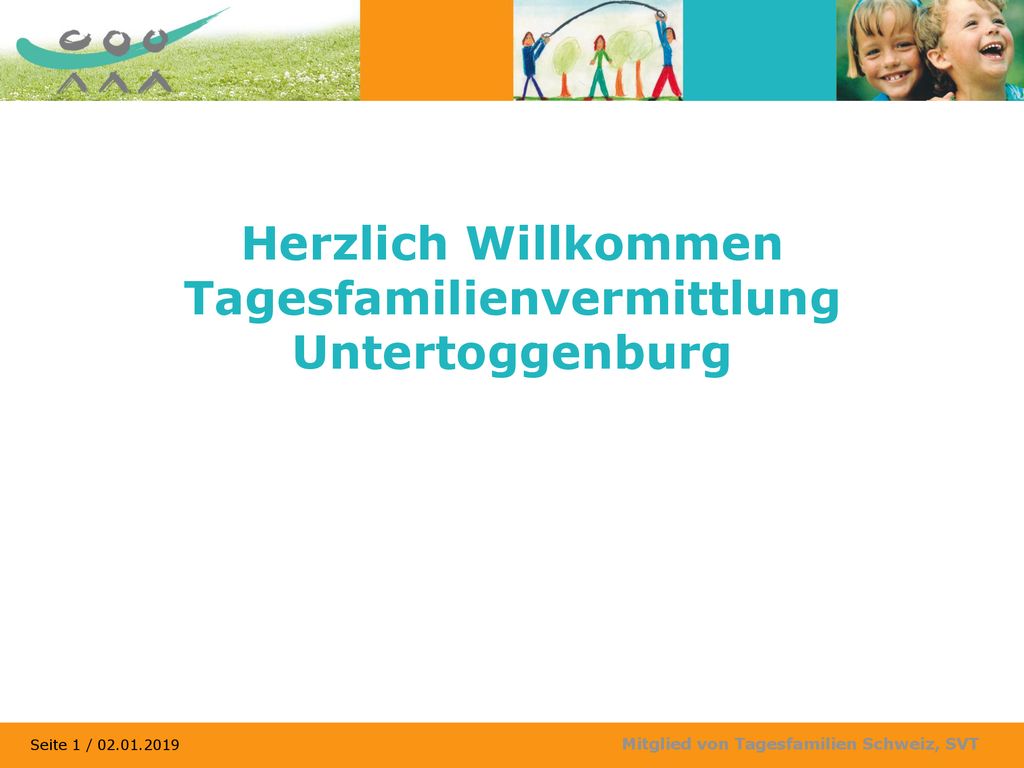 Herzlich Willkommen Tagesfamilienvermittlung Untertoggenburg