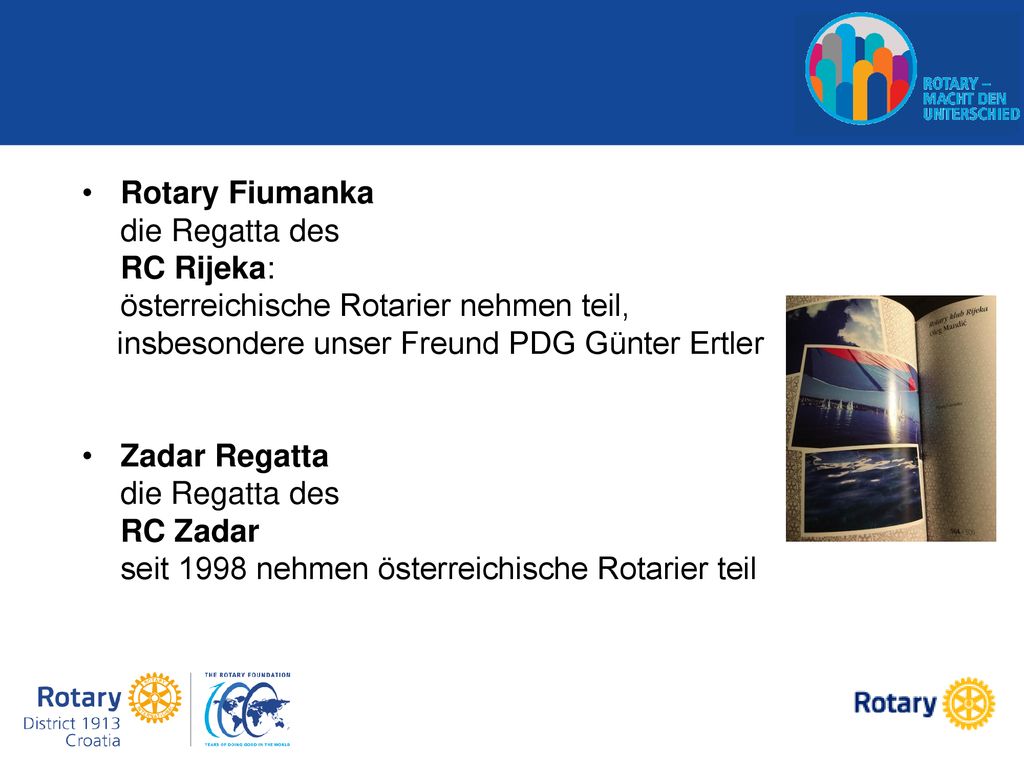 Rotary Fiumanka die Regatta des RC Rijeka: österreichische Rotarier nehmen teil,
