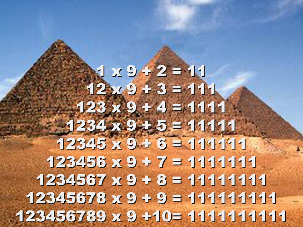 1 x = x = x = x = x = x = x = x = x 9 +10=