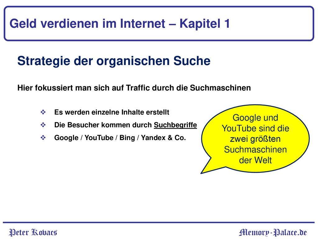 Google und YouTube sind die zwei größten Suchmaschinen der Welt