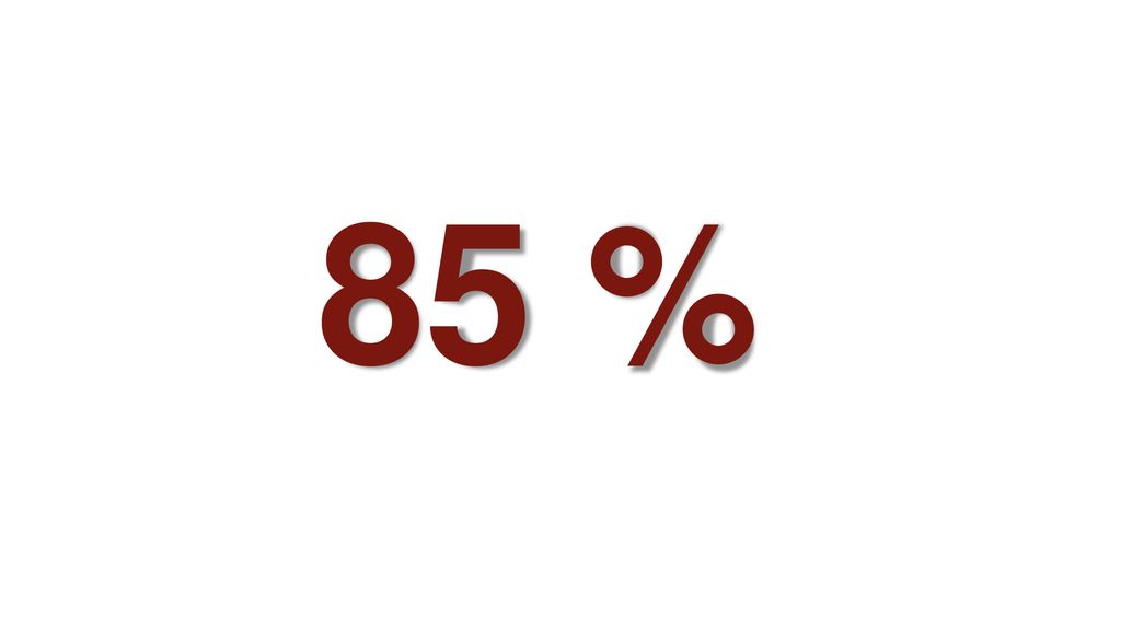 85 % Was glauben Sie Herr ………………., aus welchen Grund werden die meisten Menschen Berufsunfähig
