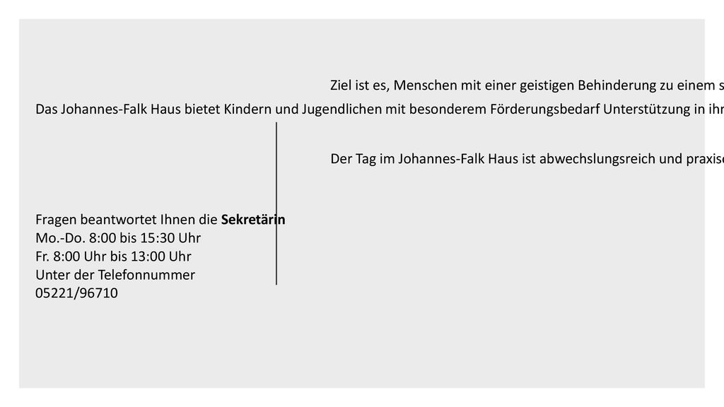 Das Johannes-Falk Haus bietet Kindern und Jugendlichen mit besonderem Förderungsbedarf Unterstützung in ihrer Entwicklung