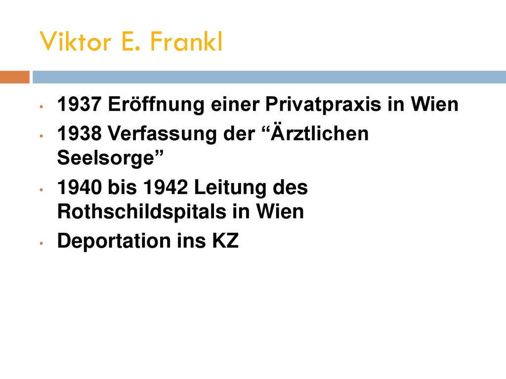 Viktor E. Frankl 1937 Eröffnung einer Privatpraxis in Wien