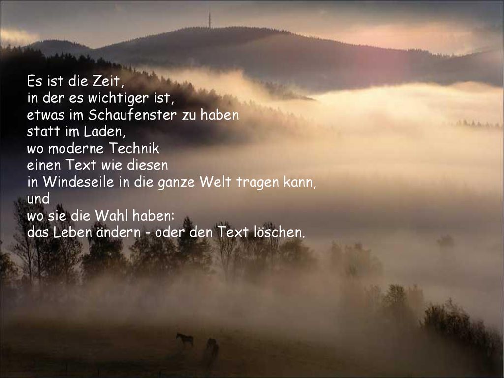 Es ist die Zeit, in der es wichtiger ist, etwas im Schaufenster zu haben. statt im Laden, wo moderne Technik.