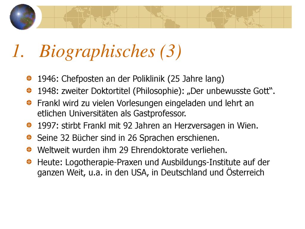 Biographisches (3) 1946: Chefposten an der Poliklinik (25 Jahre lang)