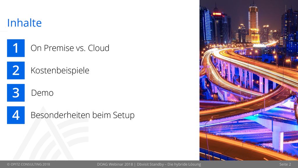 DOAG Webinar 2018 | Dbvisit Standby – Die hybride Lösung