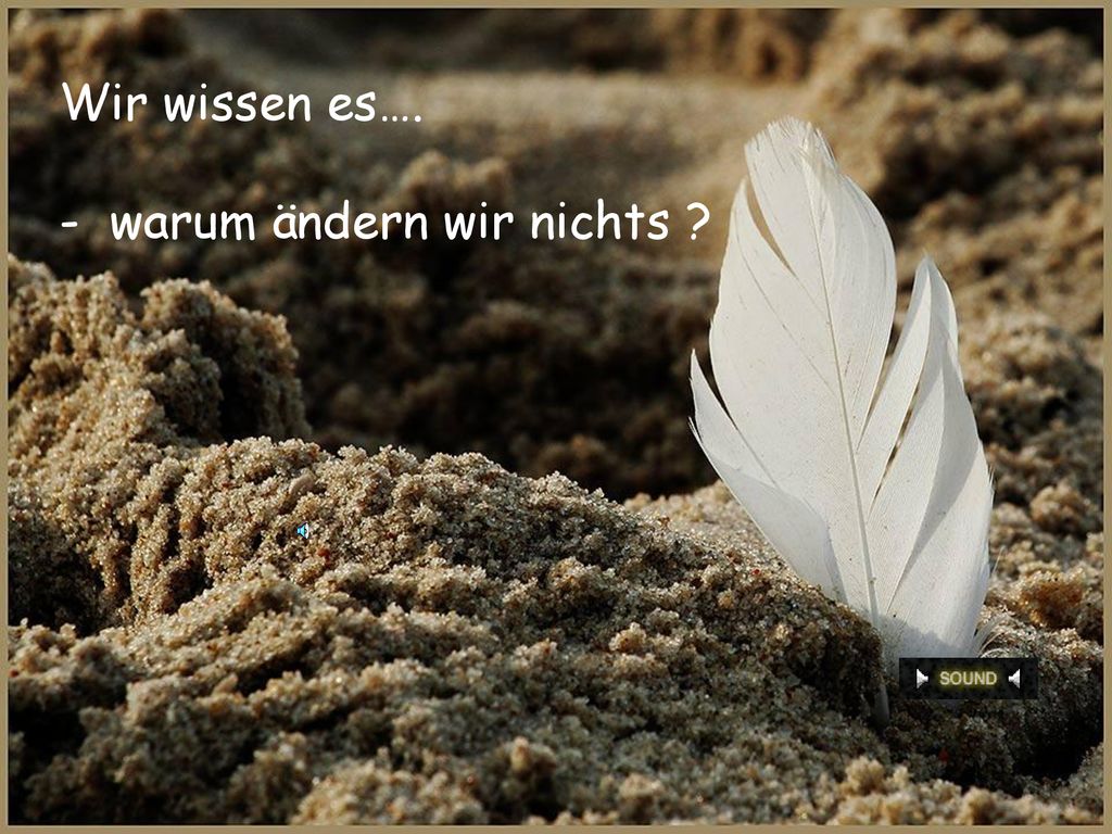 Wir wissen es…. - warum ändern wir nichts Mountain of China