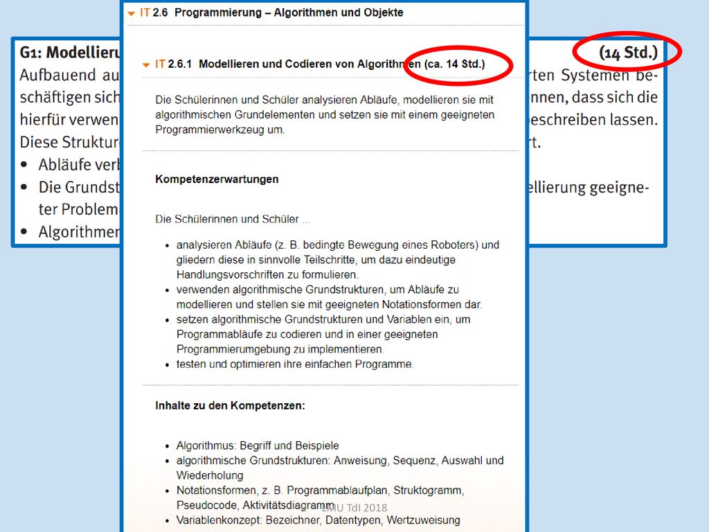 Fachlehrplan modular aufgebaut: AnfangsUR bestehend aus acht Modulen verpflichtend (Reihenfolge egal)