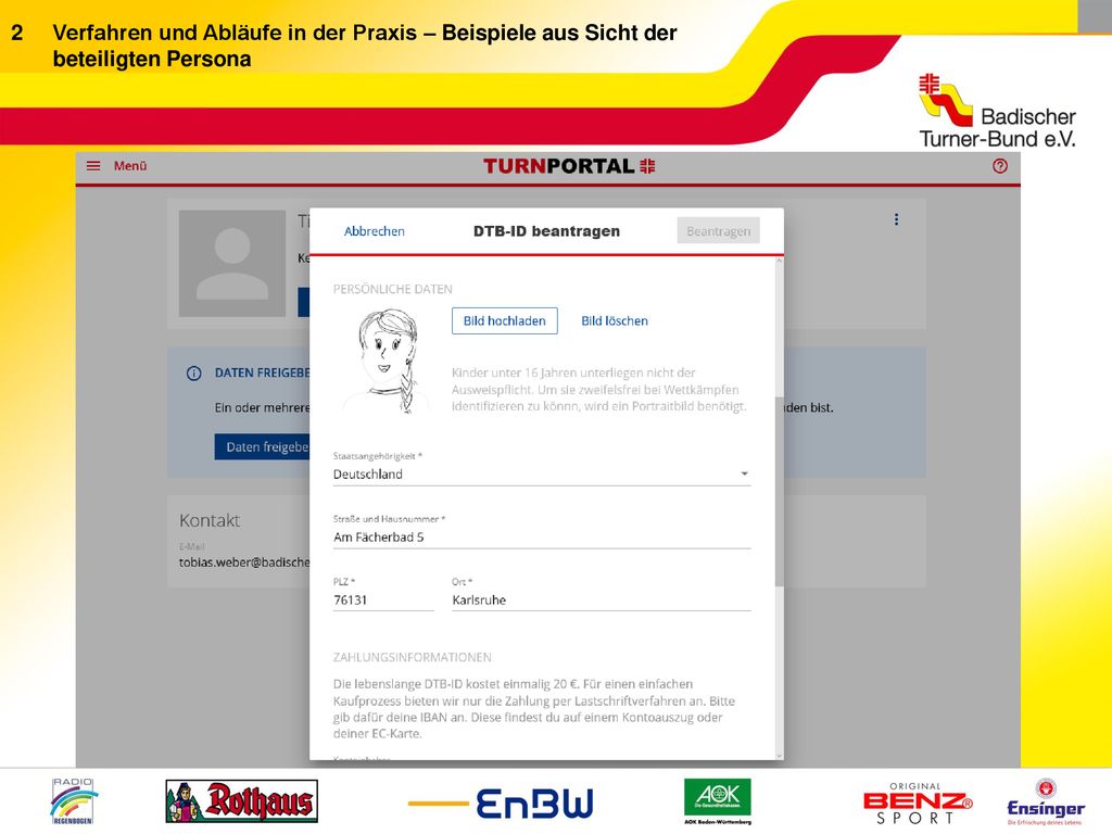 2 Verfahren und Abläufe in der Praxis – Beispiele aus Sicht der beteiligten Persona