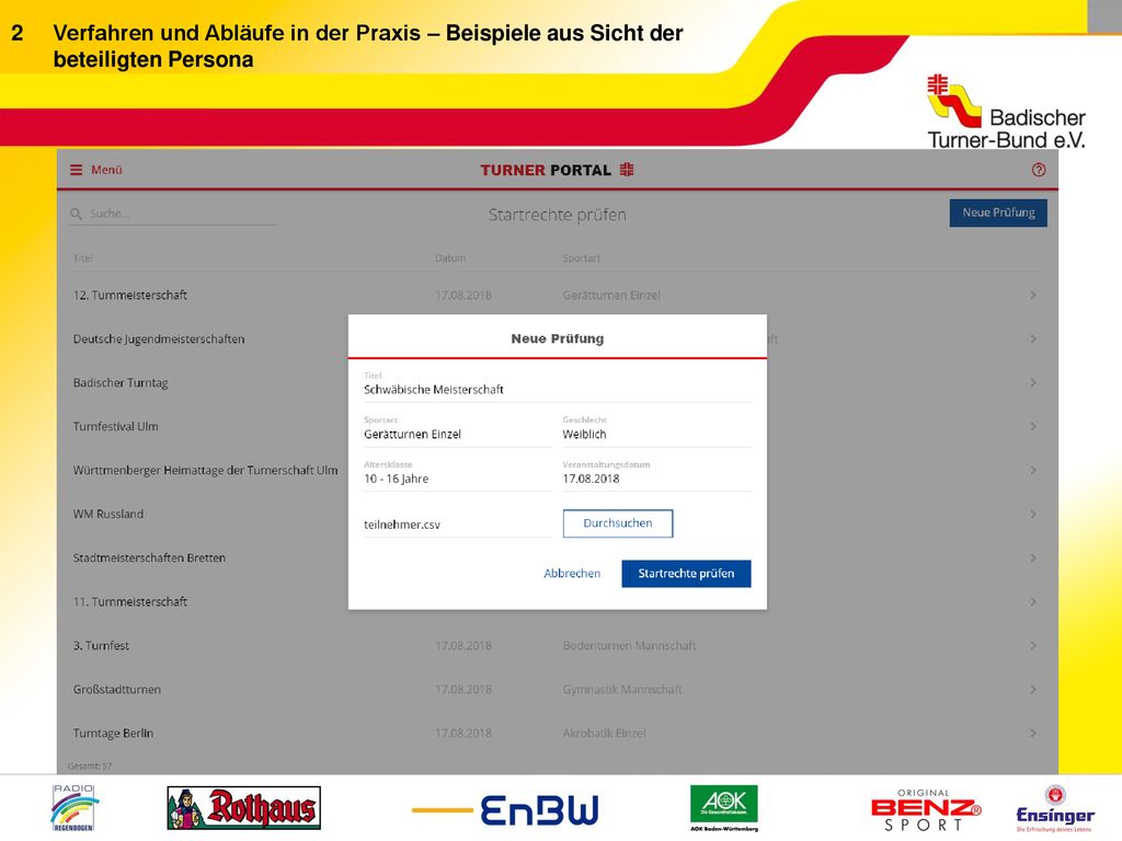 2 Verfahren und Abläufe in der Praxis – Beispiele aus Sicht der beteiligten Persona