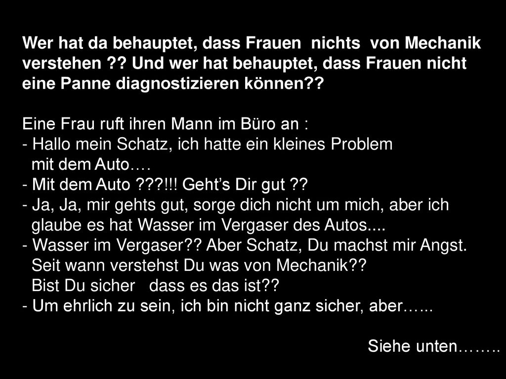 Wer hat da behauptet, dass Frauen nichts von Mechanik verstehen