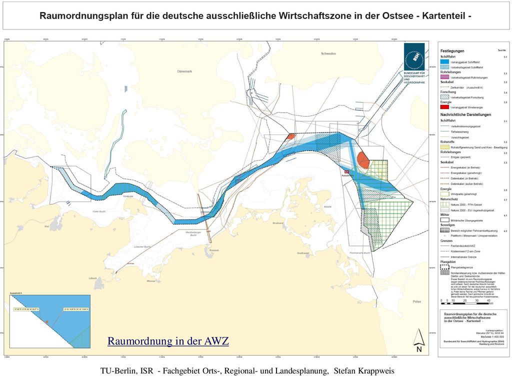 Anlage zur Verordnung über die Raumordnung in der deutschen ausschließlichen Wirtschaftszone in der Ostsee (AWZ Ostsee-ROV) vom 10. Dezember 2009