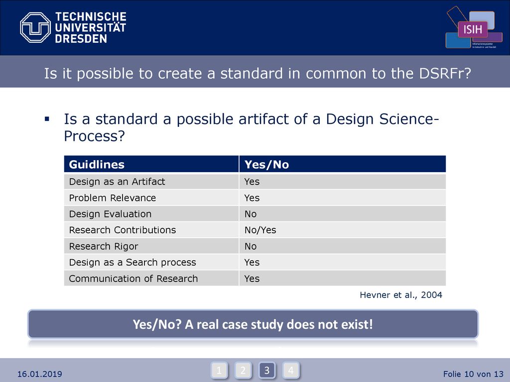 Is it possible to create a standard in common to the DSRFr