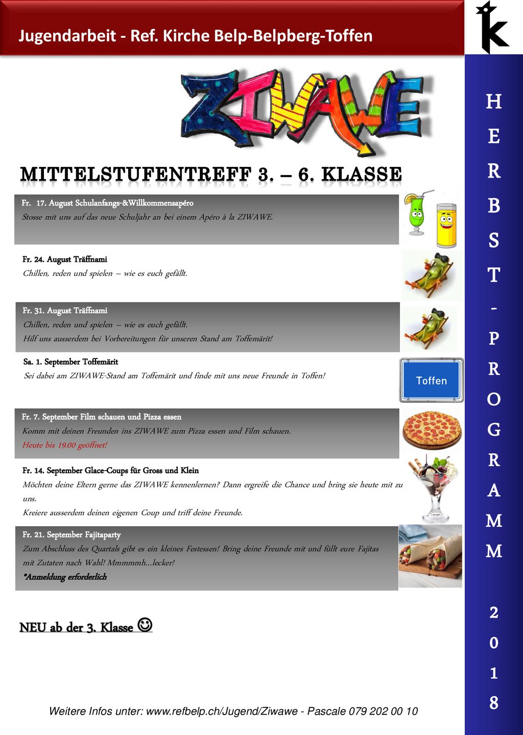 H E R B S T - P O G A M Mittelstufentreff 3. – 6. Klasse
