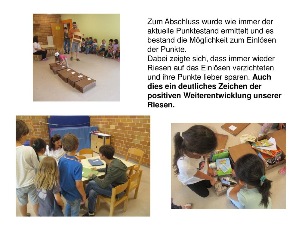 Zum Abschluss wurde wie immer der aktuelle Punktestand ermittelt und es bestand die Möglichkeit zum Einlösen der Punkte.