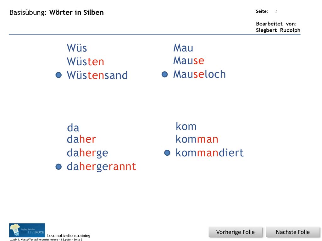 Wüs Mau Wüsten Mause Wüstensand Mauseloch da kom daher komman daherge