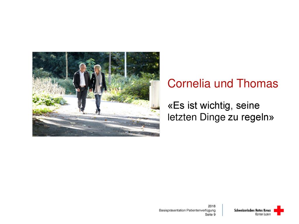 Cornelia und Thomas «Es ist wichtig, seine letzten Dinge zu regeln»