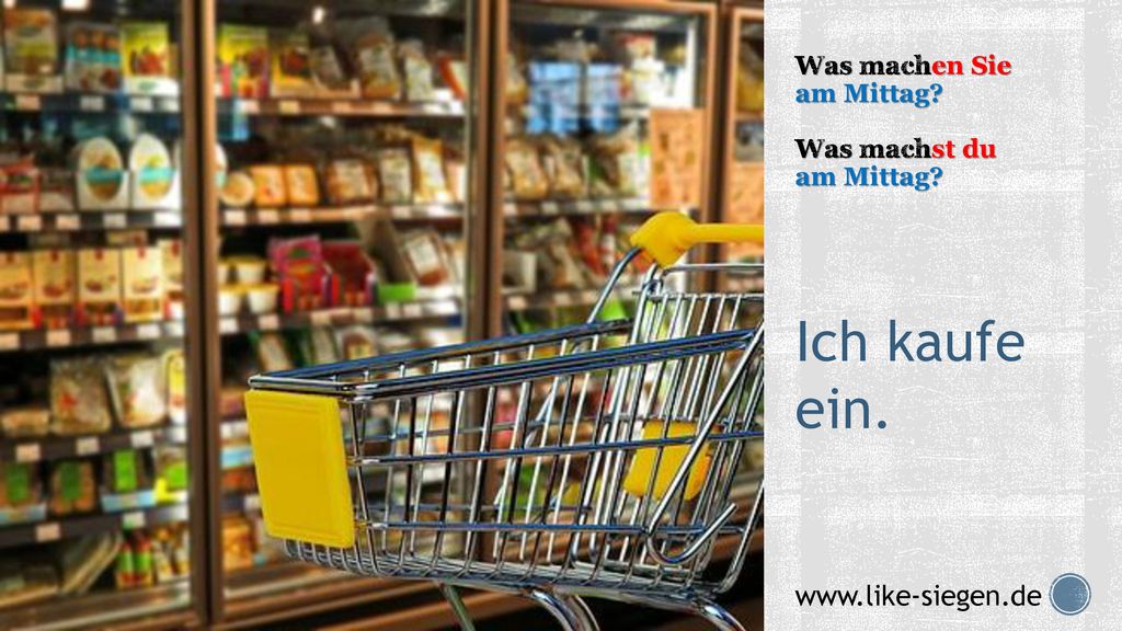 Was machen Sie am Mittag Was machst du am Mittag